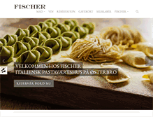 Tablet Screenshot of hosfischer.dk